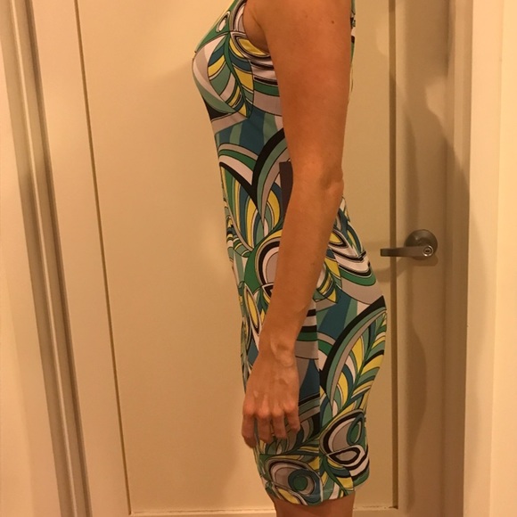 NWT • JENNIFER LOPEZ PUCCI PRINT MIDI DRESS - Picture 2 of 4